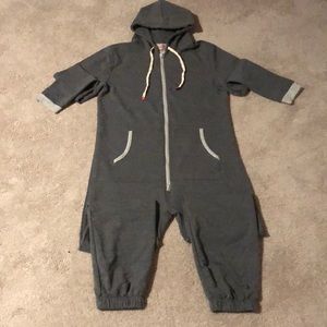 Penguin Mens long sleeve hooded Onesie sleeper